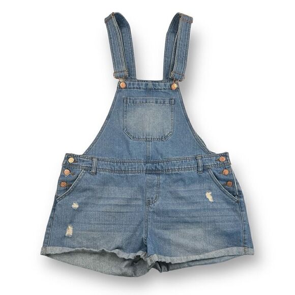 Ci Sono Denim Shortalls Coveralls  Size Extra Large - Picture 1 of 6